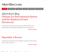 Tablet Screenshot of albertbori.com
